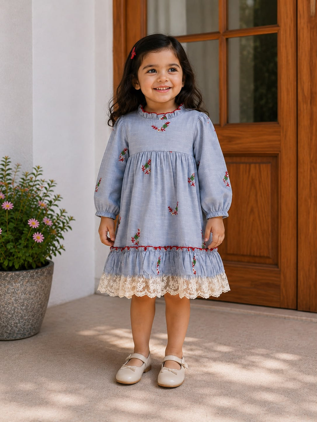 Miko Blue Bell Lace