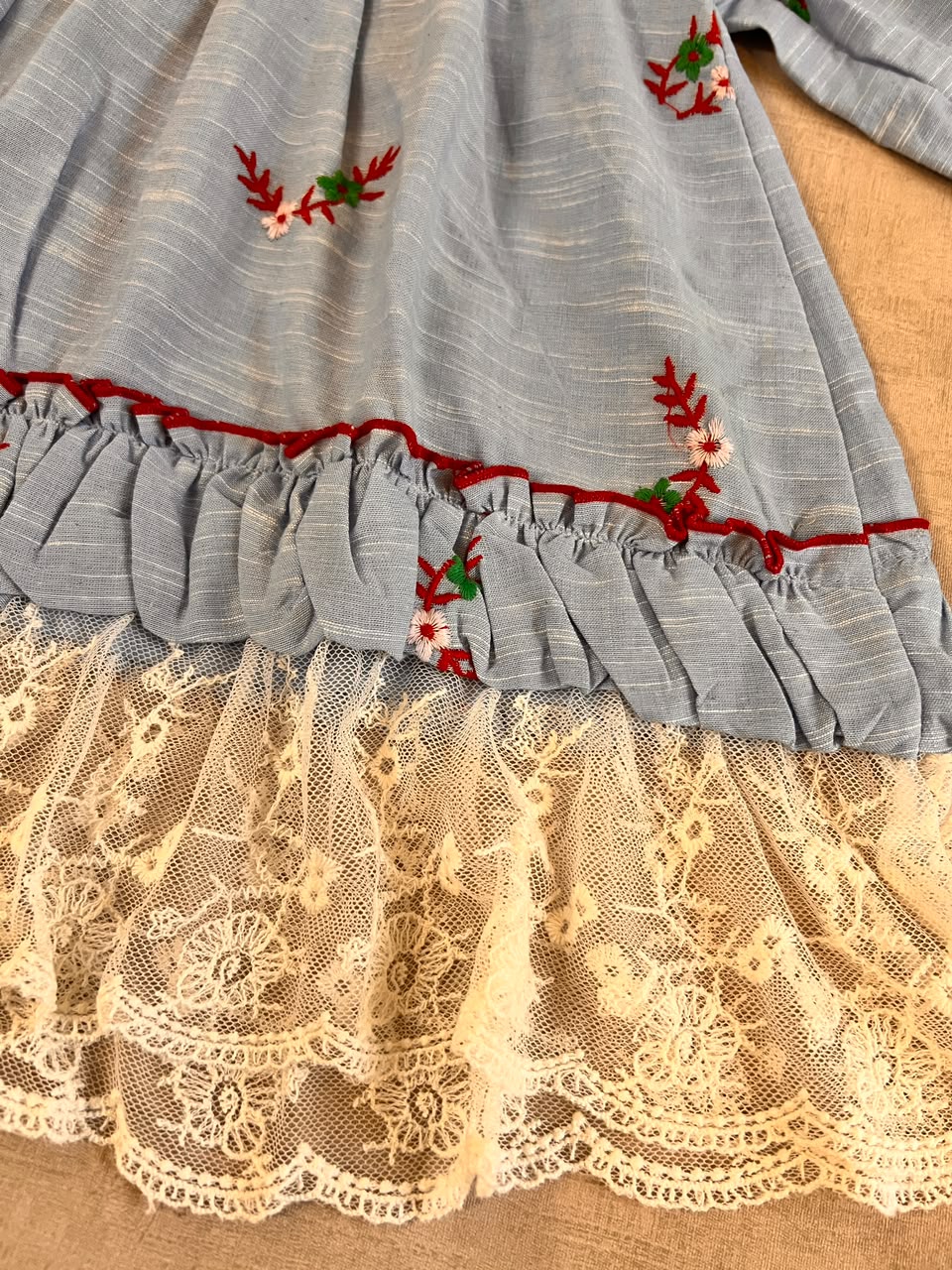 Miko Blue Bell Lace