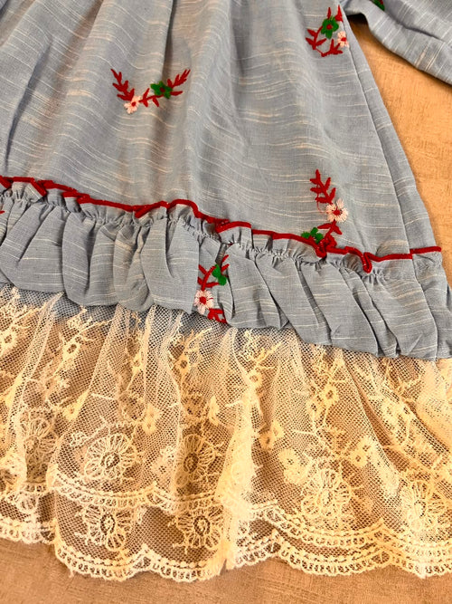Miko Blue Bell Lace
