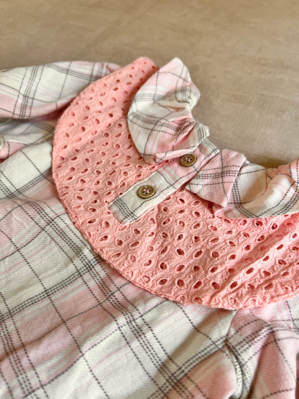 Miko Blush Plaid